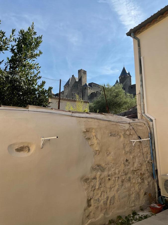 Ma Pierre A L'Edifice, Face A La Cite Vue Sublime, Studio Avec Terrasse Carcassonne Exteriör bild