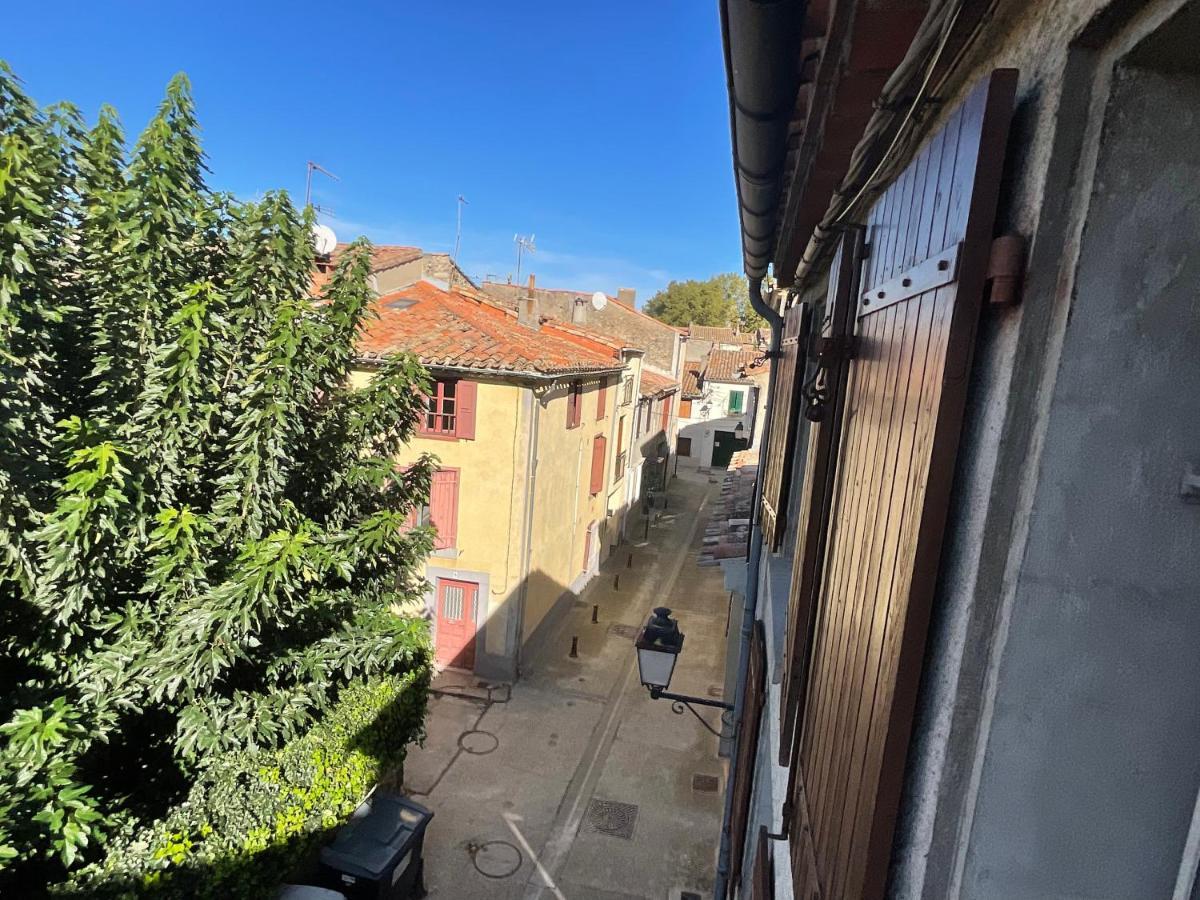 Ma Pierre A L'Edifice, Face A La Cite Vue Sublime, Studio Avec Terrasse Carcassonne Exteriör bild